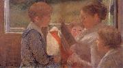 Mary Cassatt Mary readinf for her grandchildren Spain oil painting artist